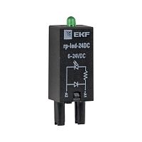 Модуль светодиодный 24 VDC для промежуточных реле RP AVERES | код  rp-led-24DC | EKF